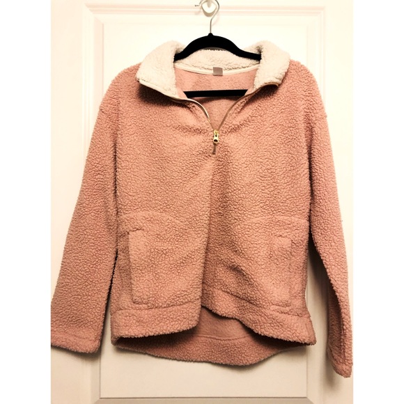 Old Navy Sherpa Pull Over - Picture 2 of 5